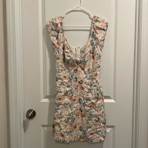 Abercrombie Knotted Capped Sleeve Mini Dress NWT